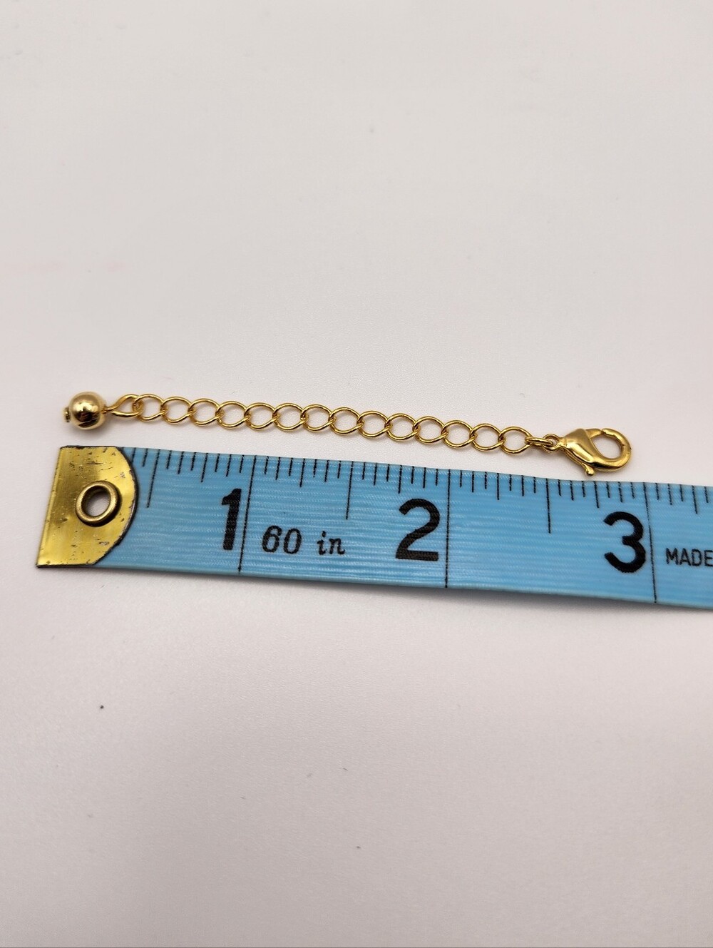 Necklace Extension Chain, Gold Tone